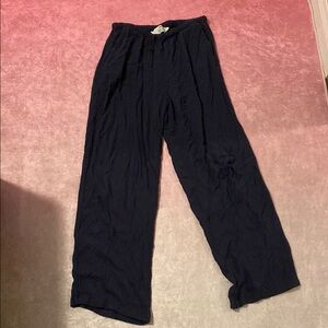 H&M Dark Blue Elastic Waist Pants